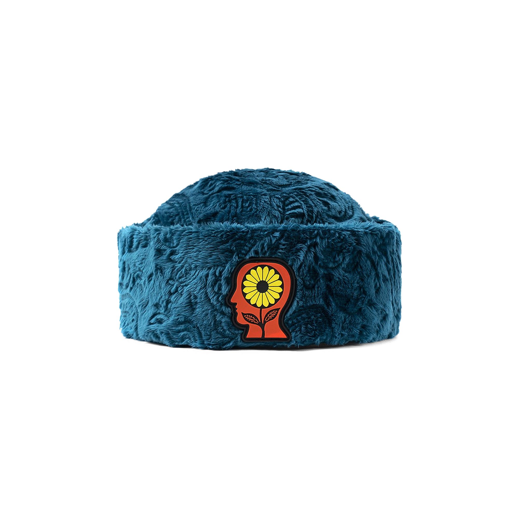 美品  Buy Brain Dead Debossed Paisley Fur Sunflower Beanie 'Teal スマートフォン本体