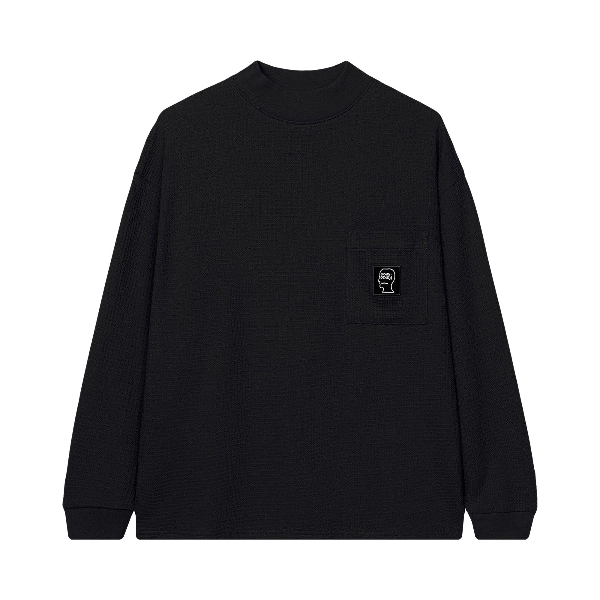 MockNeckLongSleevesT Waffle 【kiryuyrik】 Buy Brain Dead Waffle Knit Mock Neck Long-Sleeve Shirt