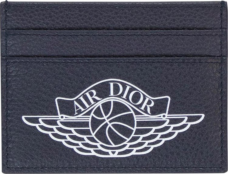 Dior x Air Jordan Wings Card Holder Navy