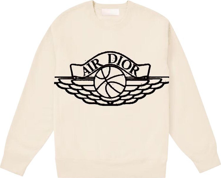 Dior x Air Jordan Wings Sweater Natural