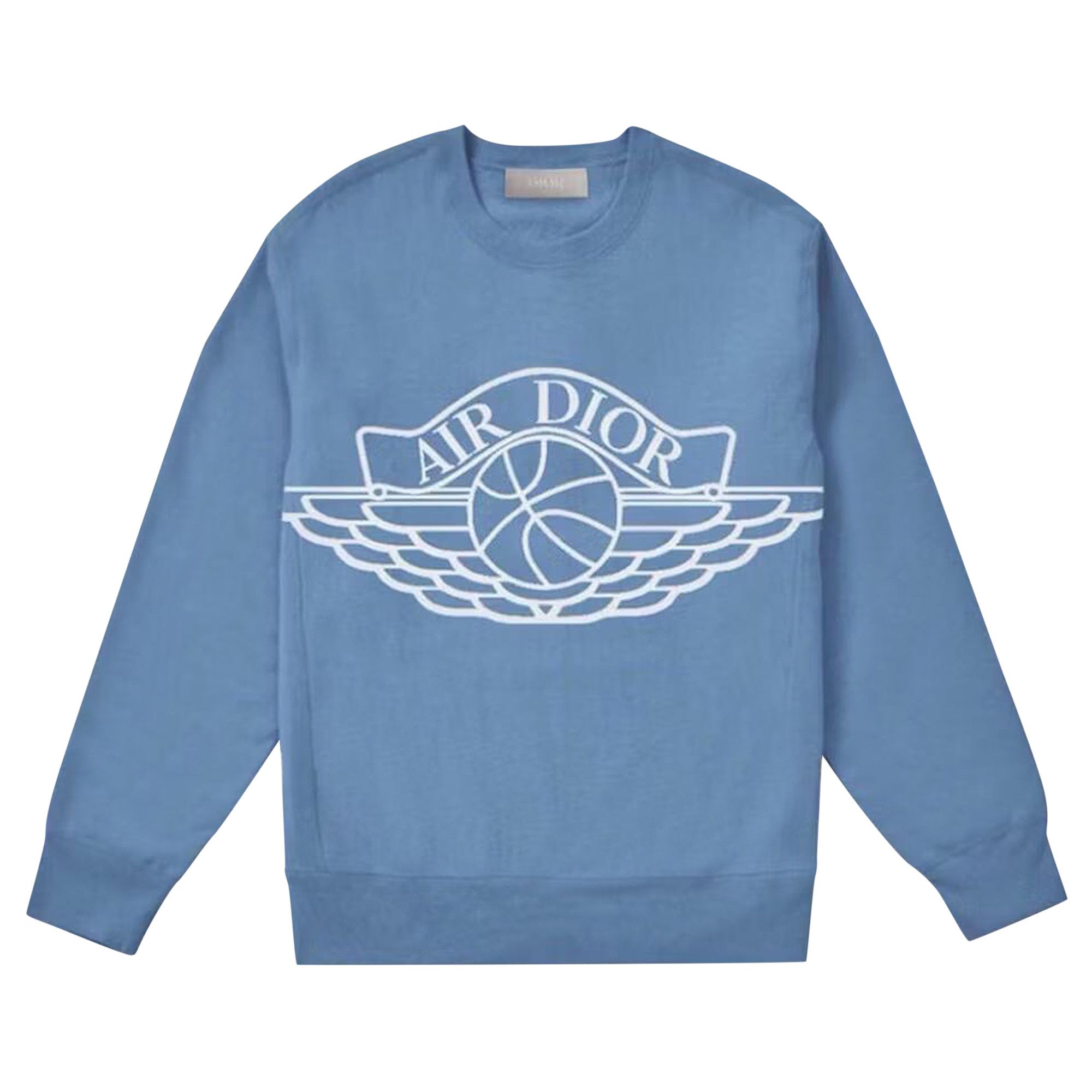 Buy Dior x Air Jordan Wings Sweater Blue 0428 1SS200106JWS BLUE GOAT