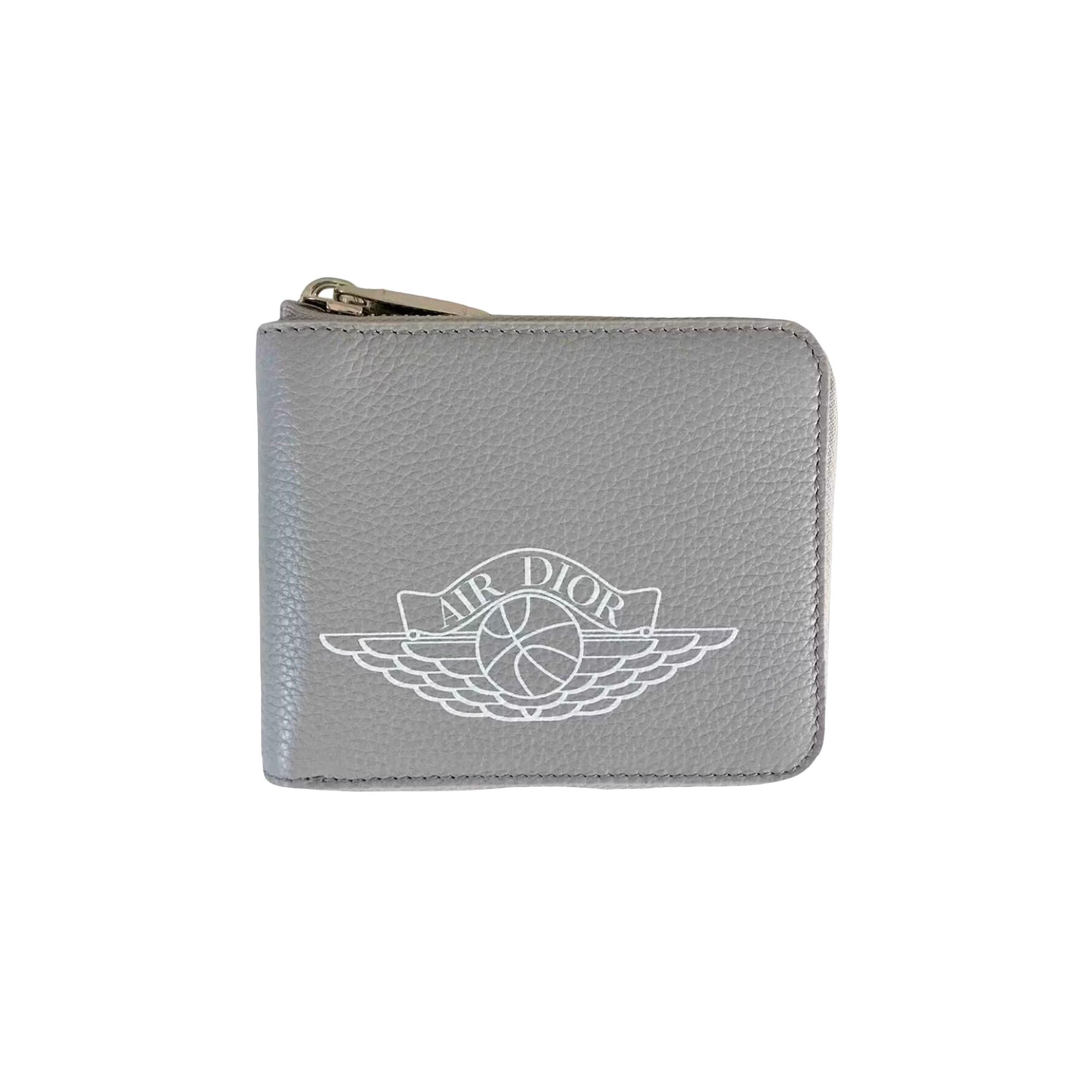 Buy Dior x Air Jordan Wings Zip Wallet 'Grey' - 0428 Buy Dior x Air Jordan Wings Zip Wallet 'Grey' - 0428