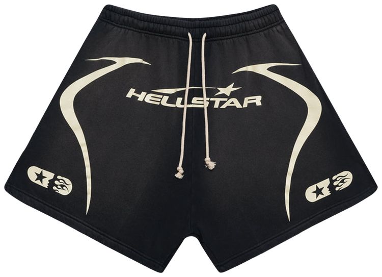 Hellstar Warm Up Shorts Black
