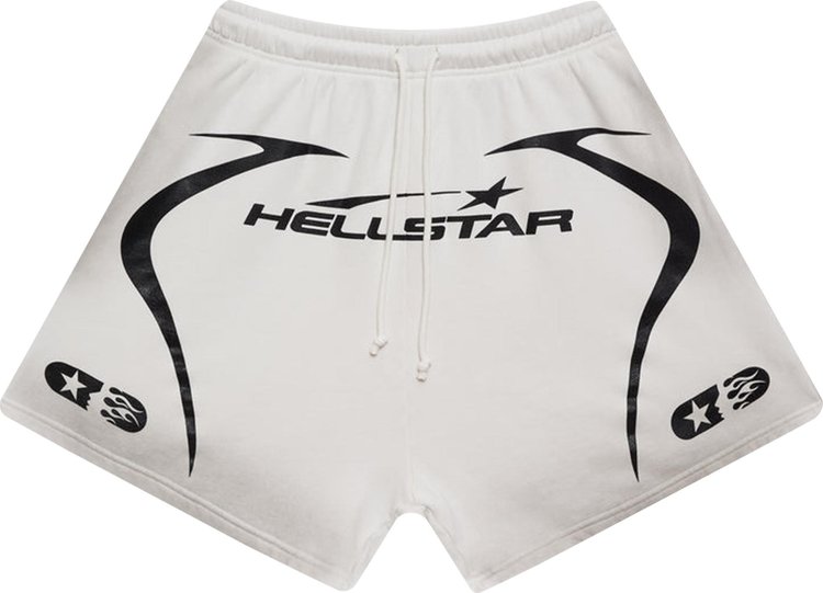 Hellstar Warm Up Shorts White