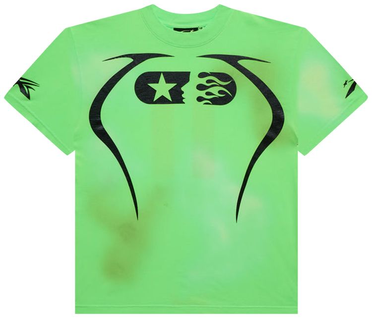 Hellstar Warm Up T Shirt Neon Green
