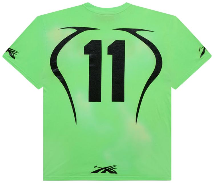 Hellstar Warm Up T Shirt Neon Green