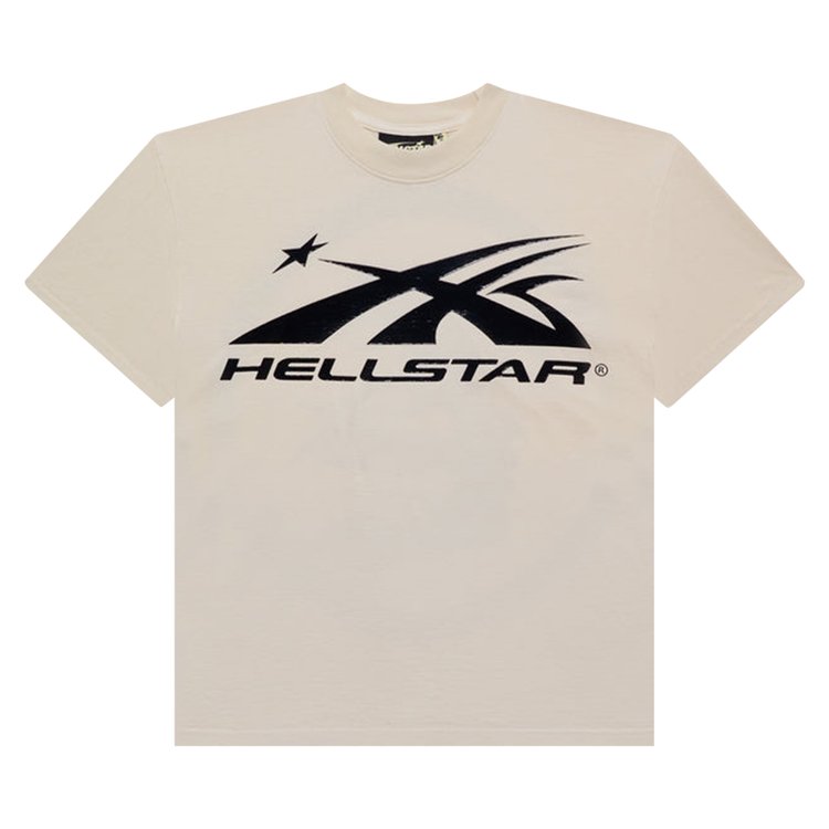 Hellstar Sports Core Gel Logo T Shirt WhiteBlack