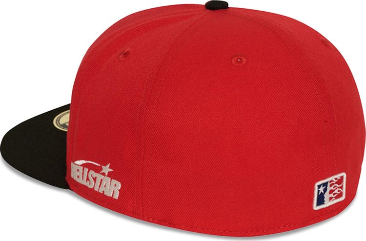 Hellstar Baseball Fitted Hat Red