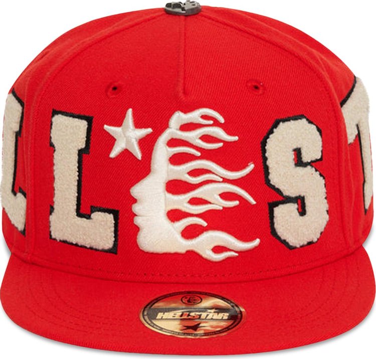 Hellstar OG Patch Fitted Hat Red