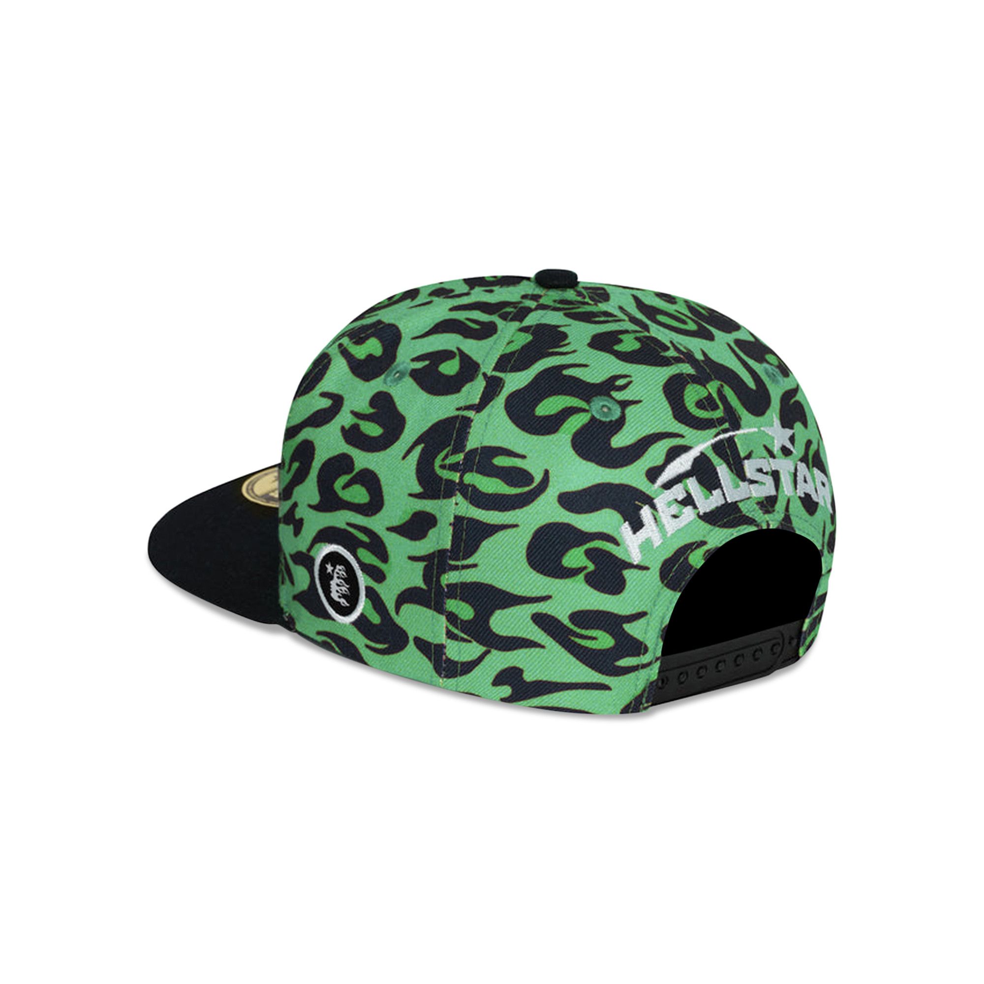 Hellstar Cheetah Print Fitted Hat Black Men's - SS24 - US