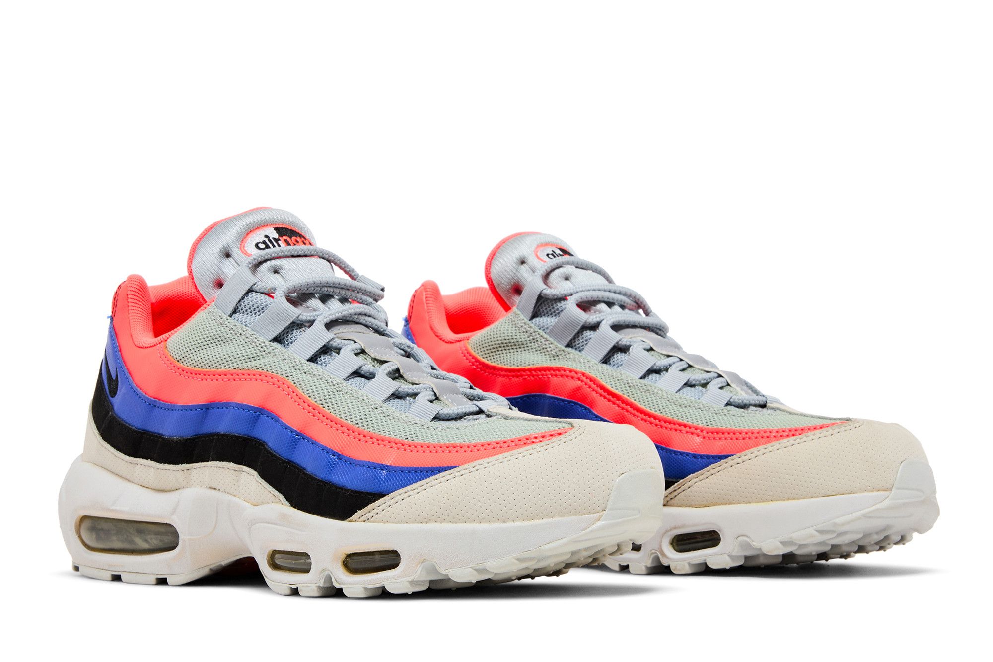 Air max 95 grey rainforest bright mango on sale