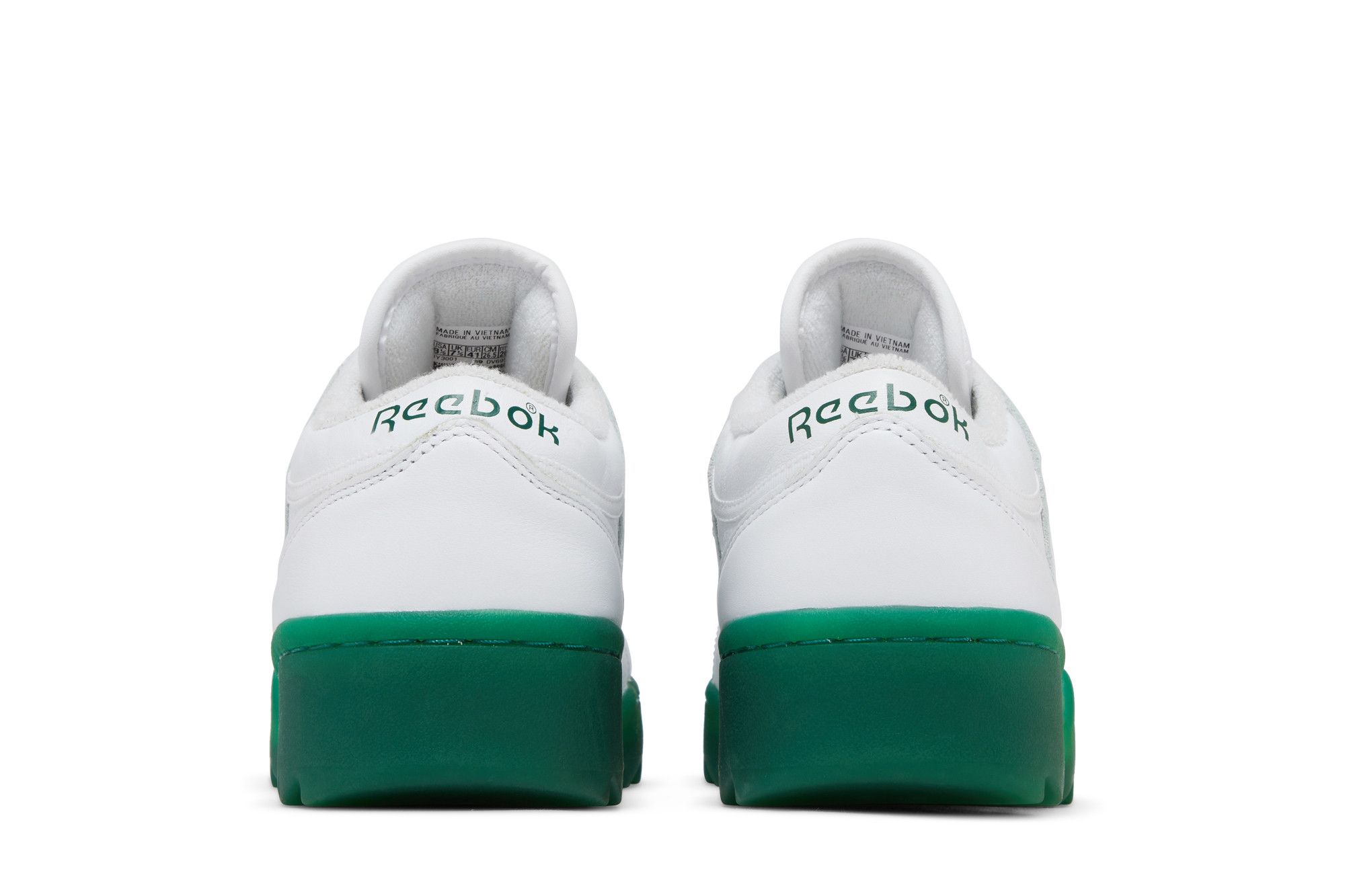 Reebok workout ripple og green top