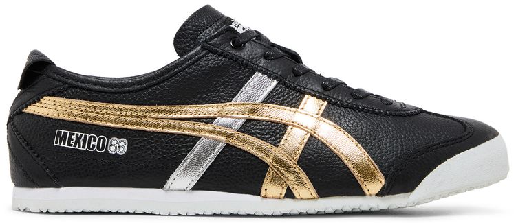 Onitsuka Tiger Mexico 66 Black Gold Metallic