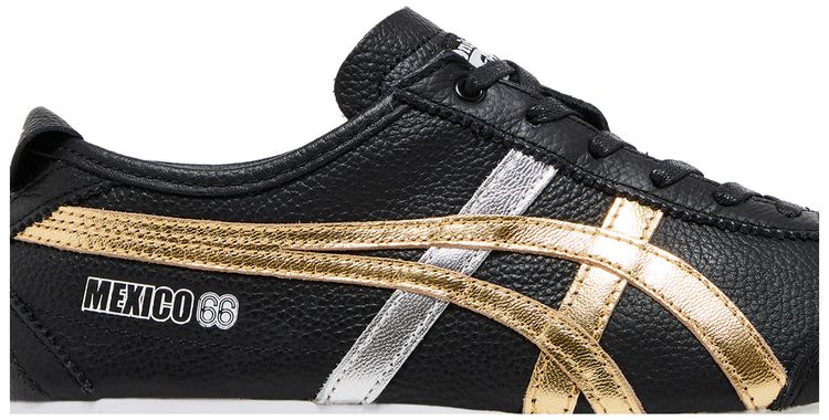 Onitsuka Tiger Mexico 66 Black Gold Metallic