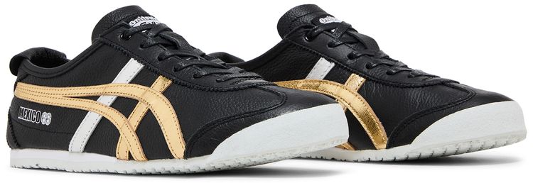 Onitsuka Tiger Mexico 66 Black Gold Metallic