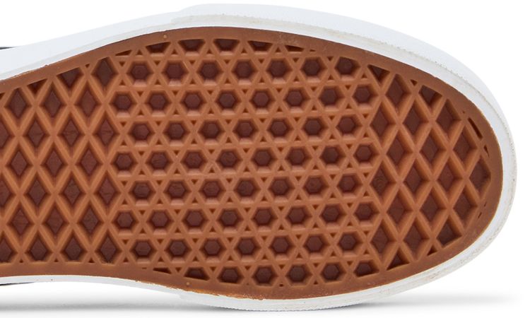 Vans Classic Slip On Platform Checker   Black White