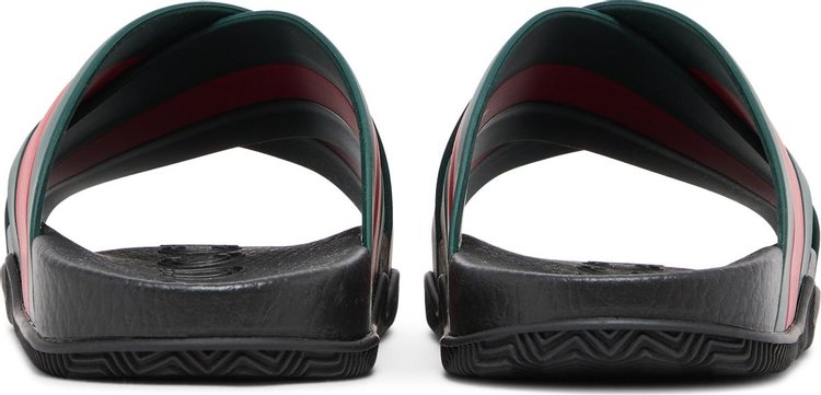 Gucci Wmns Slide Web Stripe Black