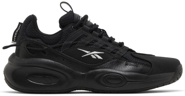 Reebok Solution Mid Black Silver Metallic