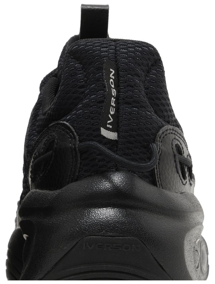 Reebok Solution Mid Black Silver Metallic