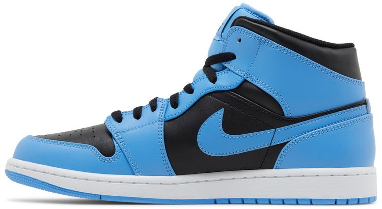 Air Jordan 1 Mid University Blue Black