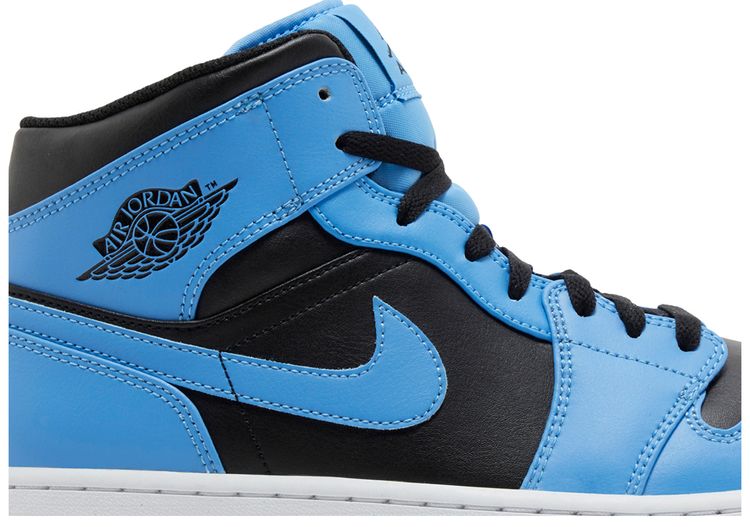 Air Jordan 1 Mid University Blue Black