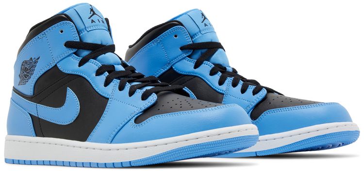 Air Jordan 1 Mid University Blue Black