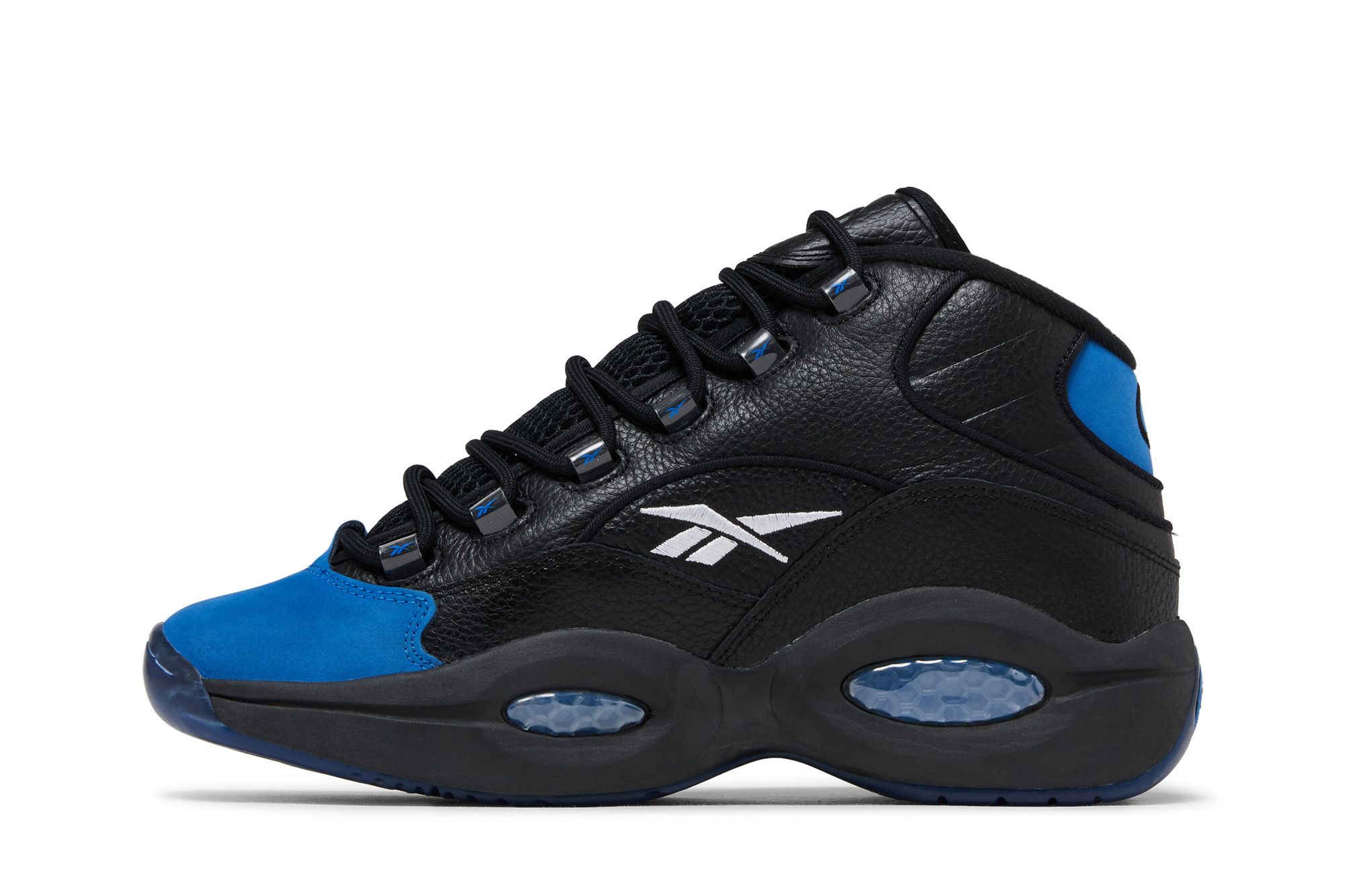 Buy Reebok Question Mid 'Black Vector Blue' - 100033164 | GOAT