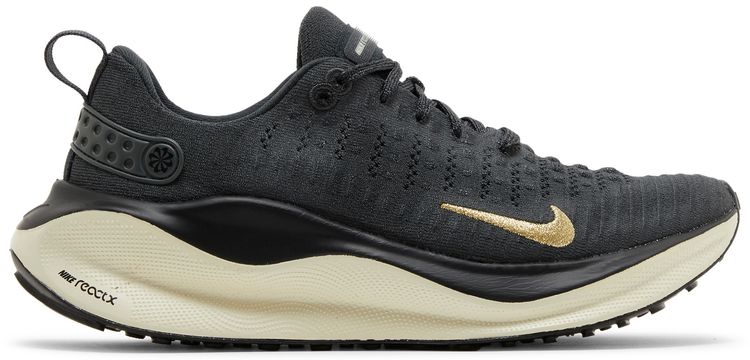 Nike Wmns ReactX Infinity Run 4 Dark Smoke Grey Metallic Gold