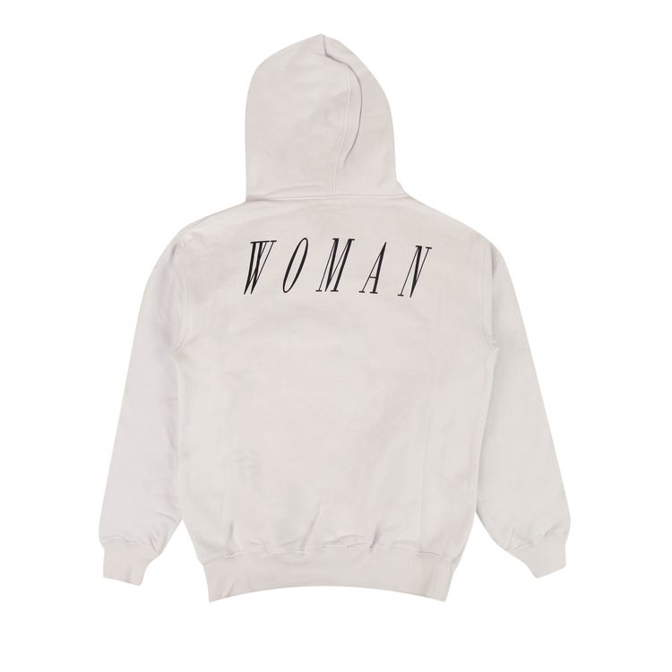 Off White Brush Arrow Oversize Hoodie White