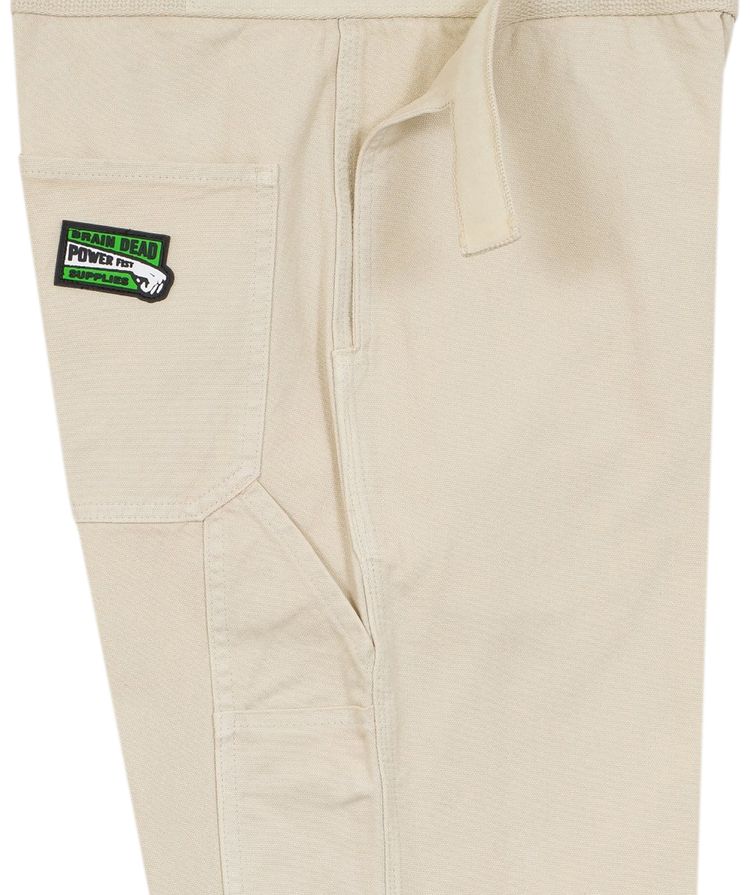 Brain Dead Washed HardSoftwear Carpenter Pant Natural