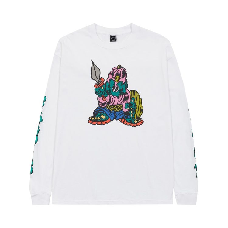 Brain Dead Little Barbarian Long Sleeve White