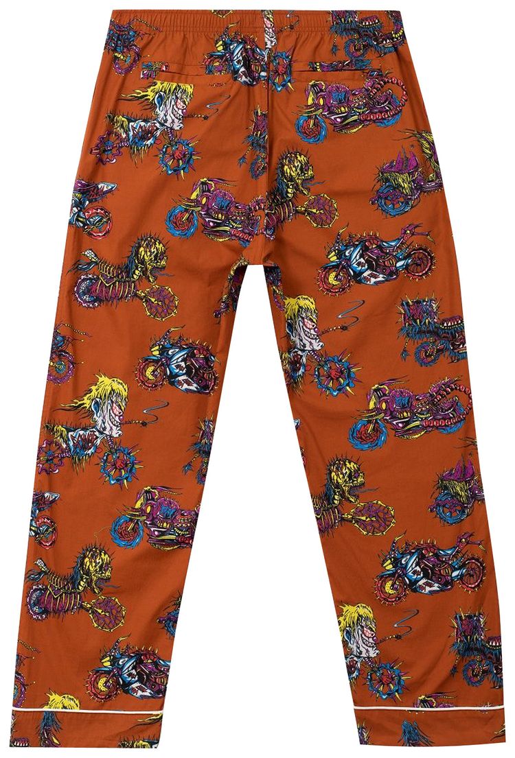 Brain Dead Moto Pajama Bottom Multicolor