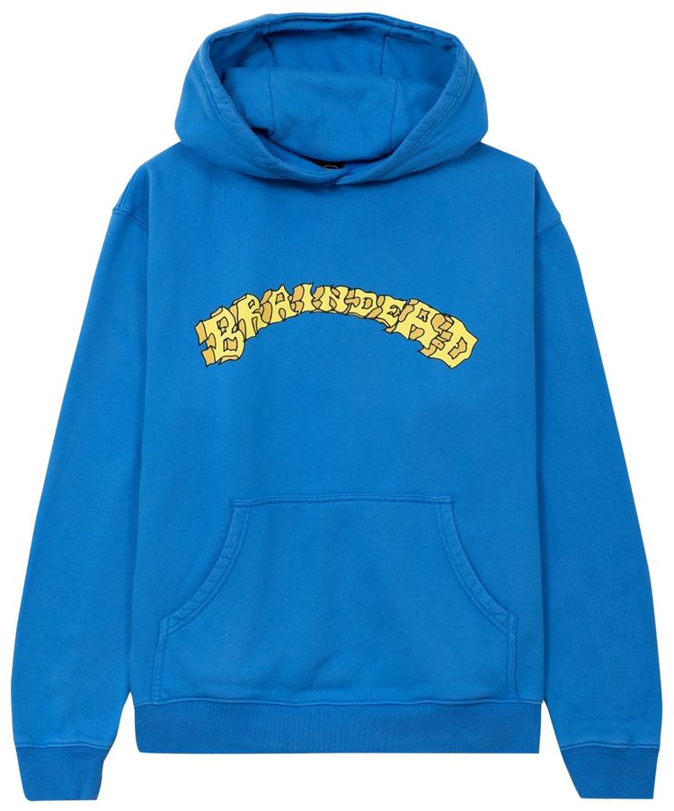 Brain Dead Running Fades Hooded Sweatshirt China Blue