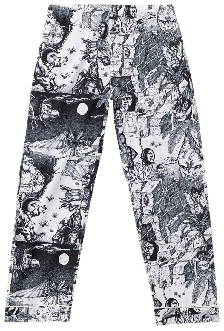 Brain Dead Wild Things Pajama Bottom Multicolor