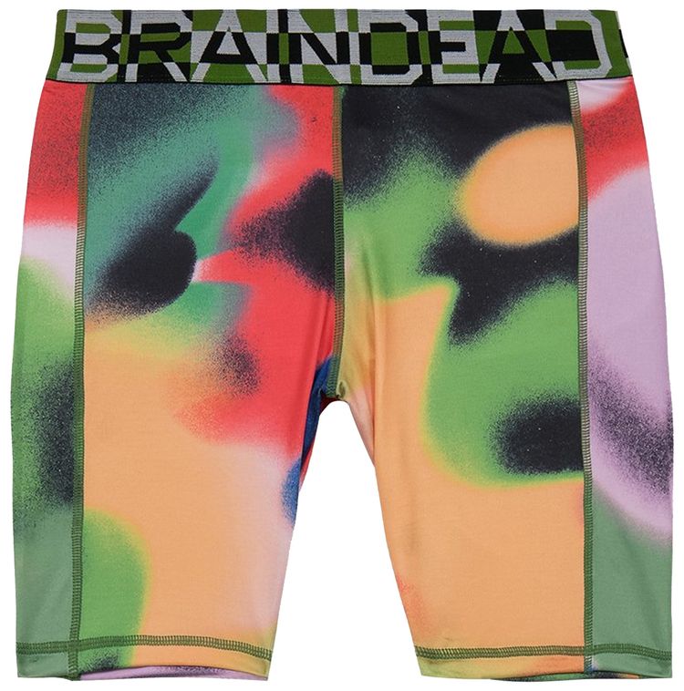 Brain Dead Cycling Short Watercolor Floral