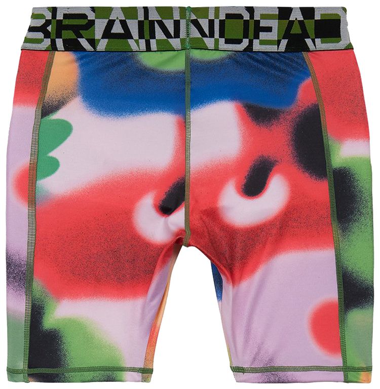Brain Dead Cycling Short Watercolor Floral