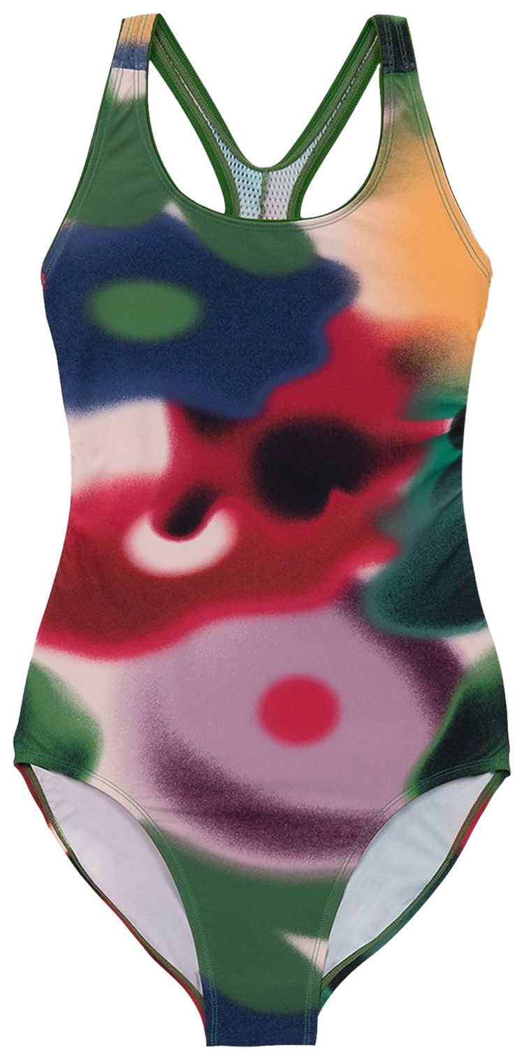 Brain Dead One Piece Swimsuit Watercolor Floral