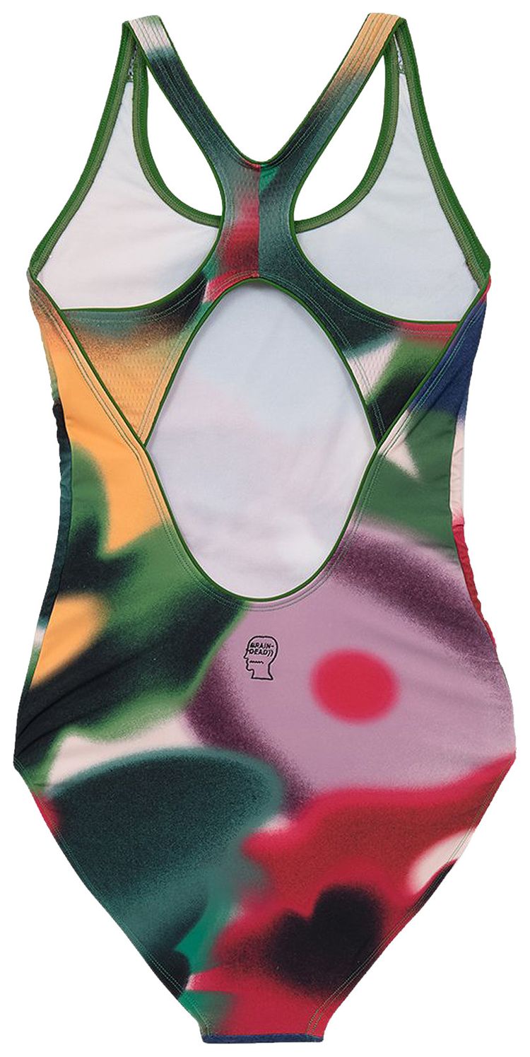 Brain Dead One Piece Swimsuit Watercolor Floral