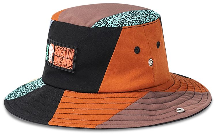 Brain Dead x Prince Pieced Bucket Hat Multicolor