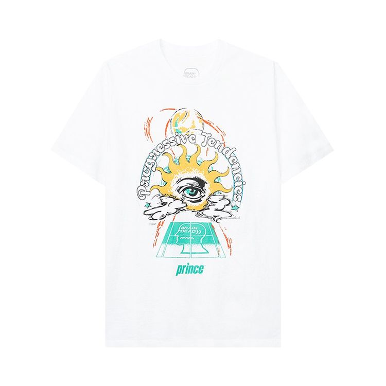 Brain Dead x Prince Progressive Tee White