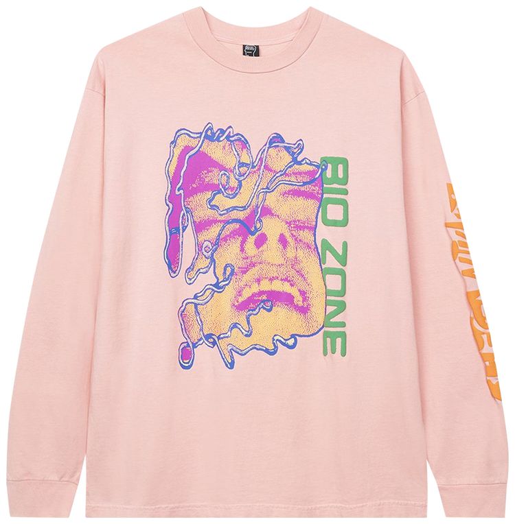 Brain Dead Bio Zone Long Sleeve Shirt Pink