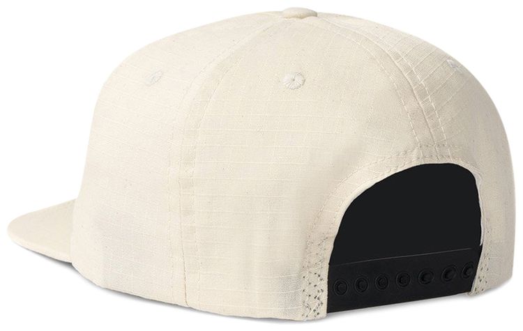 Brain Dead Floor Ripstop Five Panel Snapback Natural
