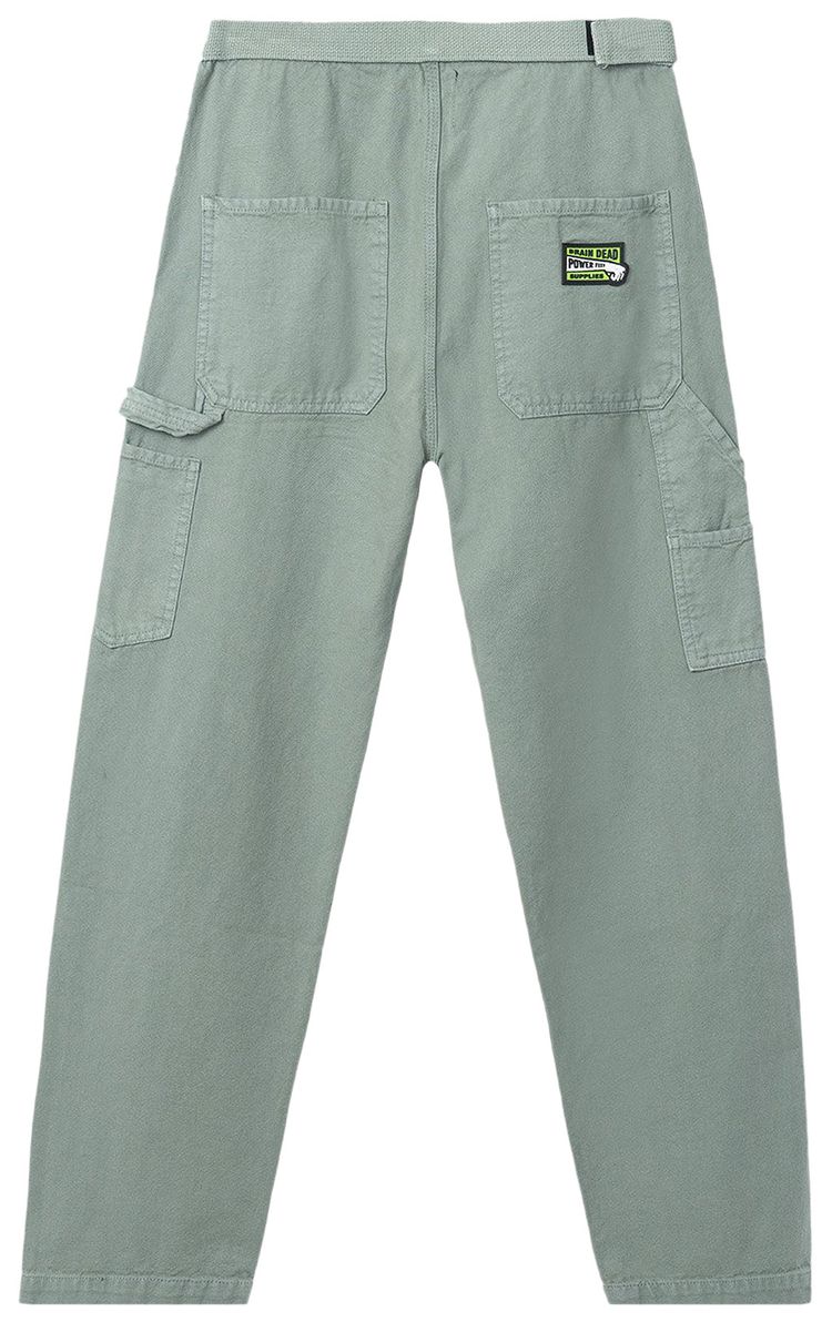 Brain Dead Washed HardSoftware Velcro Carpenter Pant Grey