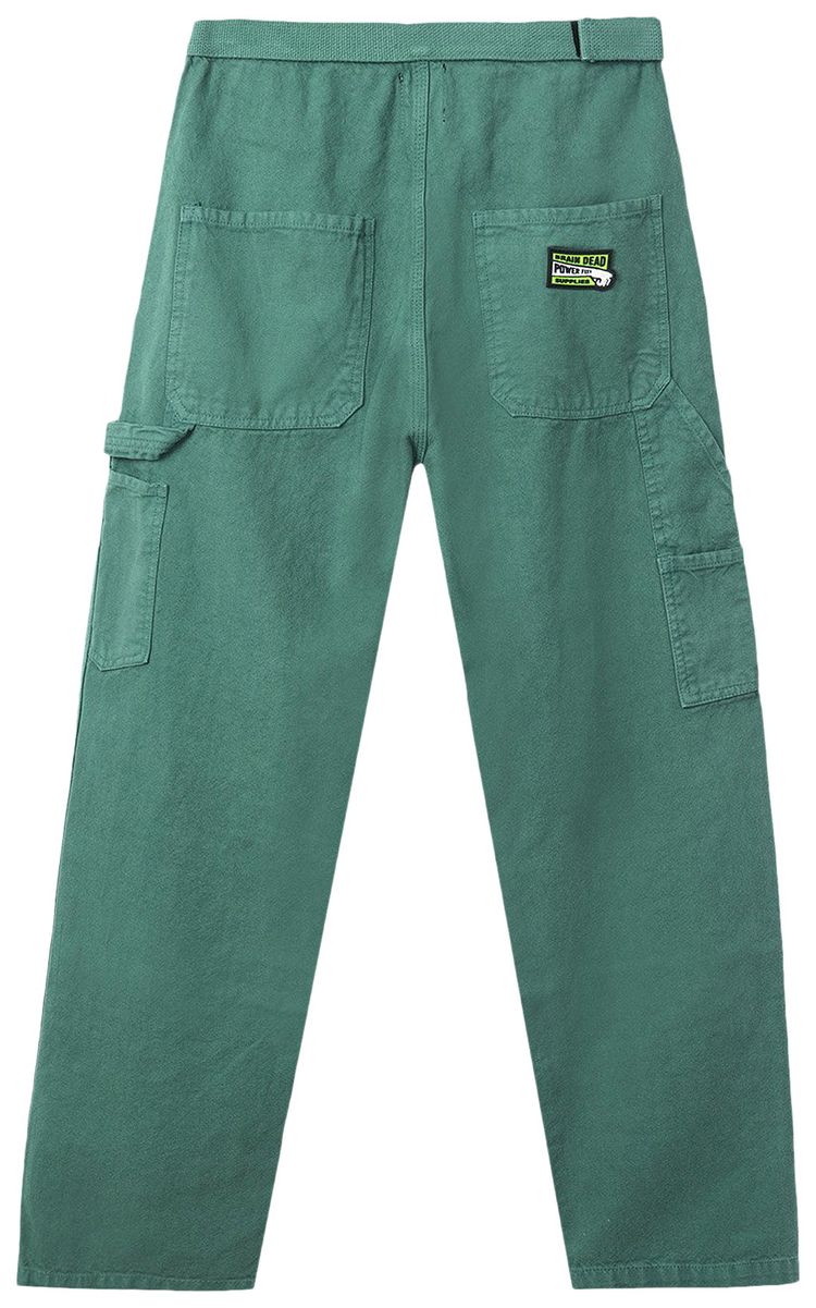Brain Dead Washed HardSoftware Velcro Carpenter Pant Teal