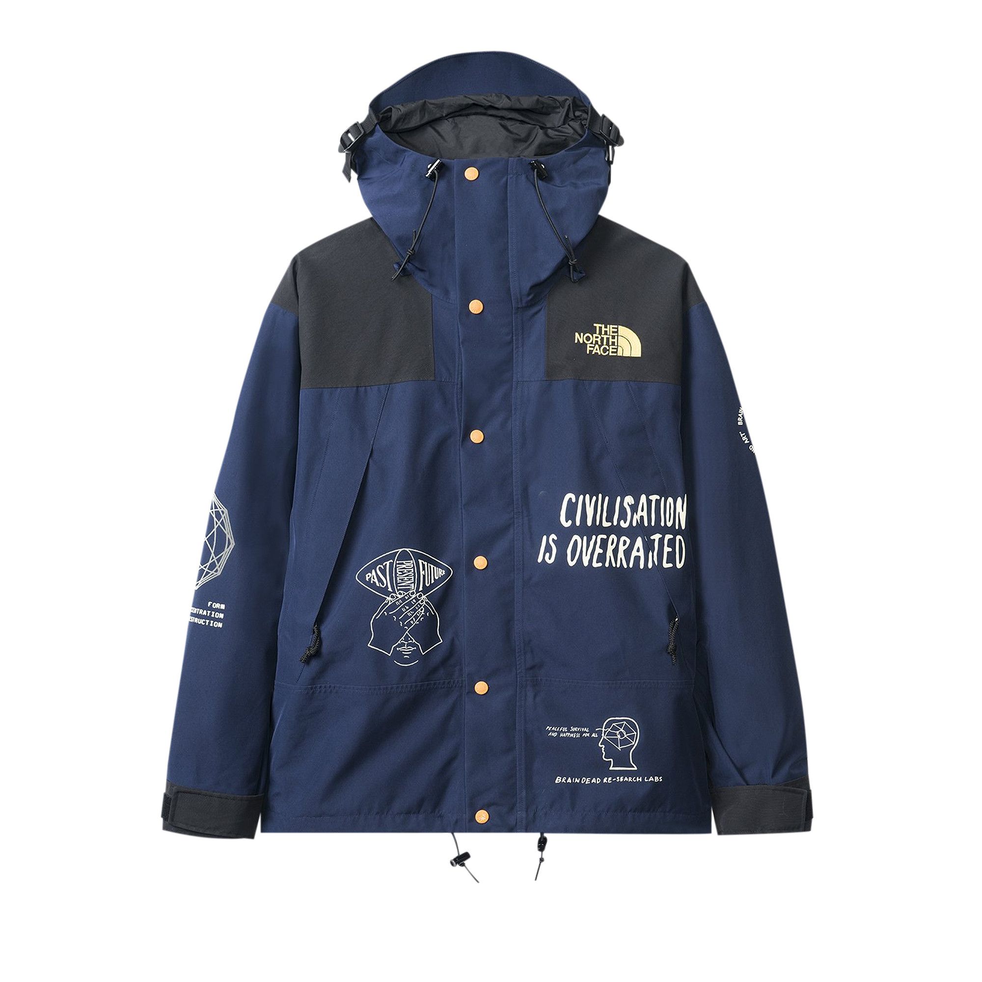 Buy Brain Dead x The North Face Mountain Jacket Montague Blue BDW19O02001311BL13 GOAT