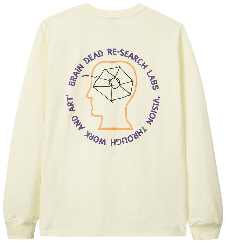 Brain Dead x The North Face Long Sleeve Tee Tender Yellow
