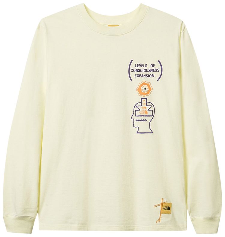 Brain Dead x The North Face Long Sleeve Tee Tender Yellow
