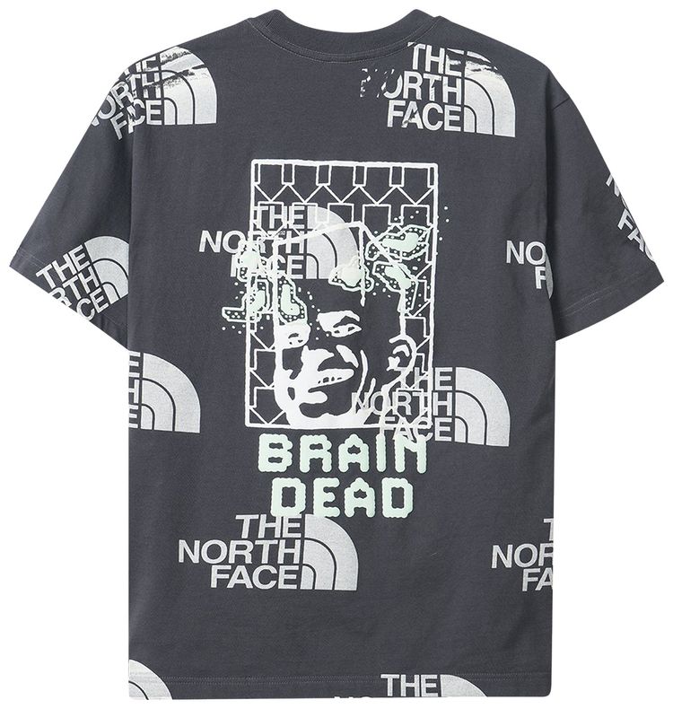 Brain Dead x The North Face Pocket T Shirt Moonlight Ivory