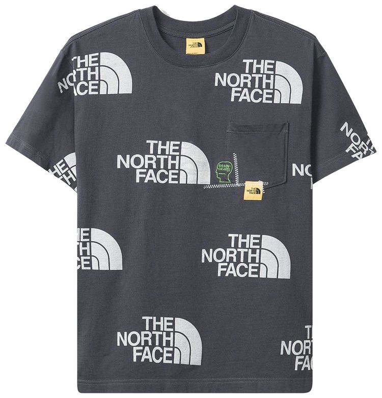 Brain Dead x The North Face Pocket T Shirt Moonlight Ivory