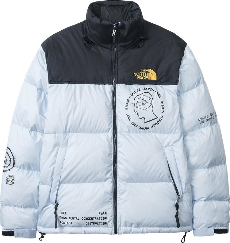 Brain Dead x The North Face Retro Nuptse Jacket Cashmere Blue